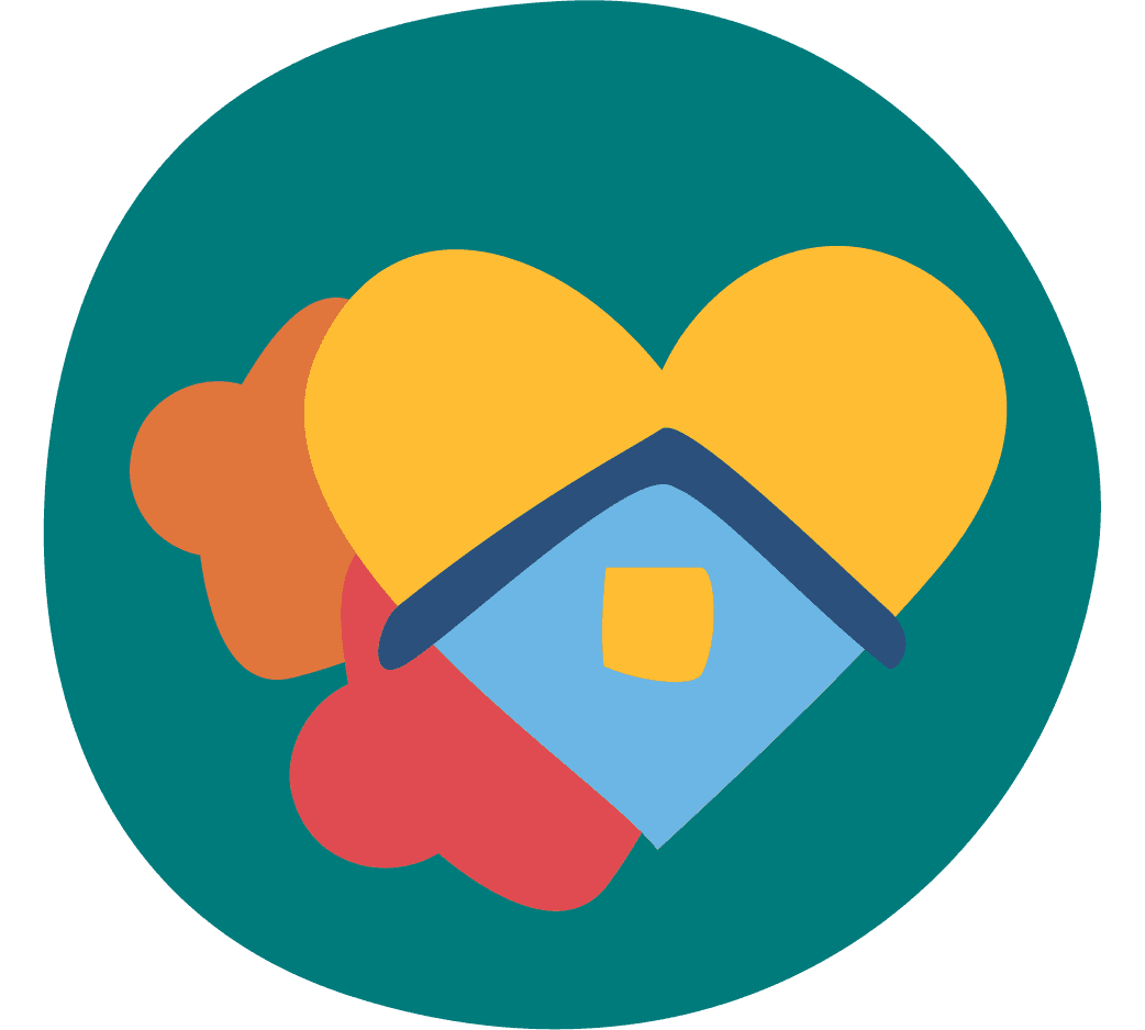 Trilogy Care logo with a green circle icon featuring a yellow heart and house inside
