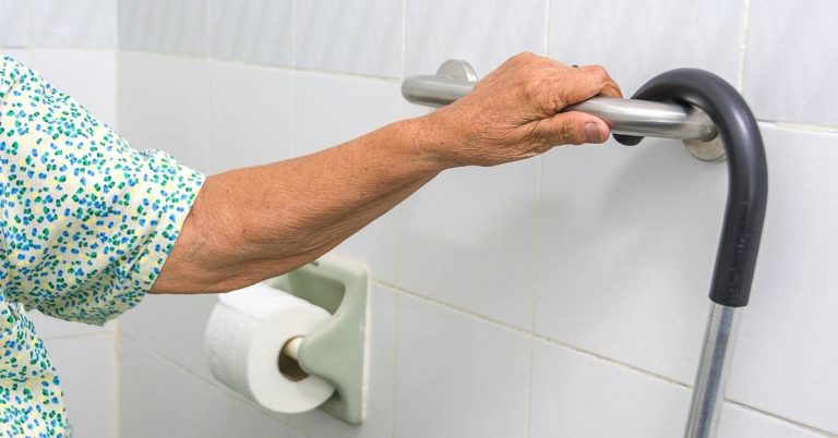 toilet grab rail as home care package inclusion